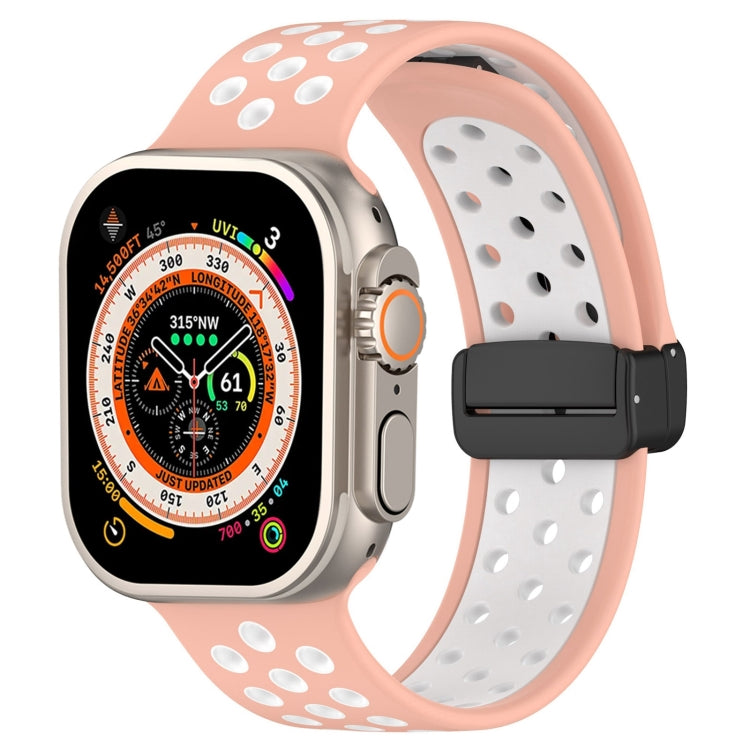 Magnetic Buckle Silicone Watch Band, For Apple Watch Series 9 45mm, For Apple Watch SE 2022 40mm, For Apple Watch Series 9 41mm