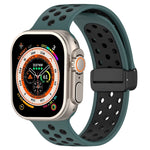 Magnetic Buckle Silicone Watch Band, For Apple Watch Series 9 45mm, For Apple Watch SE 2022 40mm, For Apple Watch Series 9 41mm