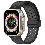 Magnetic Buckle Silicone Watch Band, For Apple Watch Series 9 45mm, For Apple Watch SE 2022 40mm, For Apple Watch Series 9 41mm