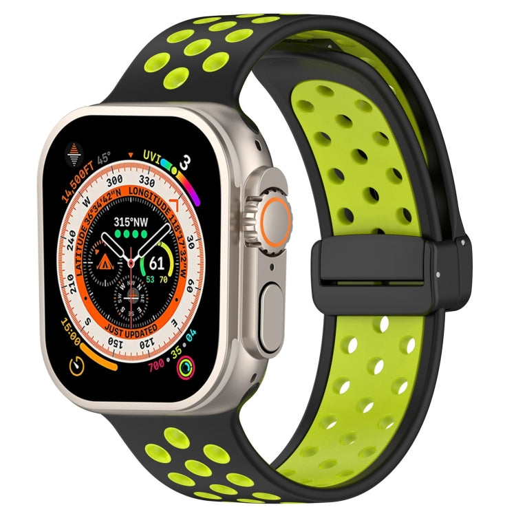 Magnetic Buckle Silicone Watch Band, For Apple Watch Series 9 45mm, For Apple Watch SE 2022 40mm, For Apple Watch Series 9 41mm