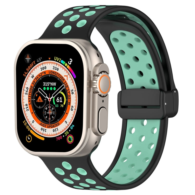 Magnetic Buckle Silicone Watch Band, For Apple Watch Series 9 45mm, For Apple Watch SE 2022 40mm, For Apple Watch Series 9 41mm