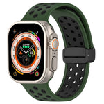 Magnetic Buckle Silicone Watch Band, For Apple Watch Series 9 45mm, For Apple Watch SE 2022 40mm, For Apple Watch Series 9 41mm