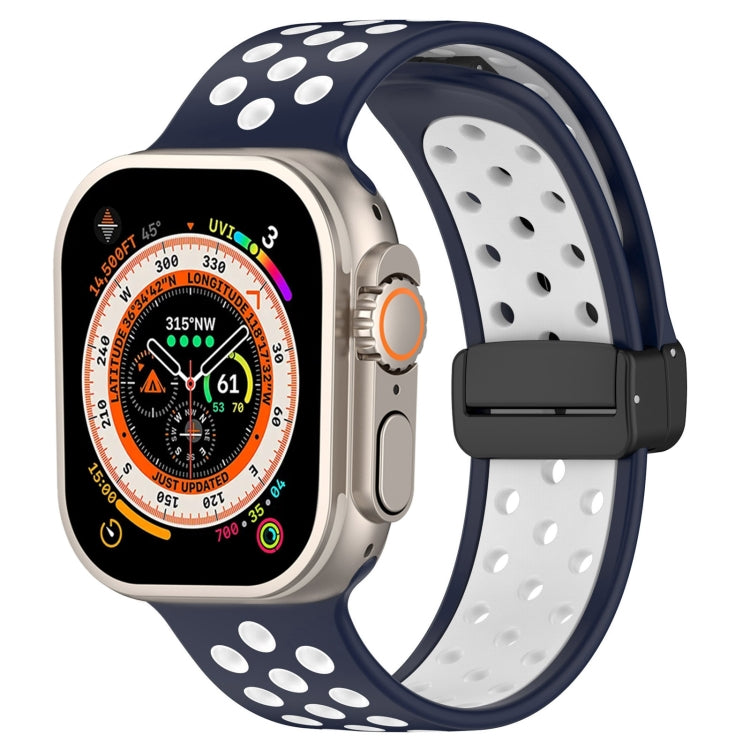 Magnetic Buckle Silicone Watch Band, For Apple Watch Series 9 45mm, For Apple Watch SE 2022 40mm, For Apple Watch Series 9 41mm