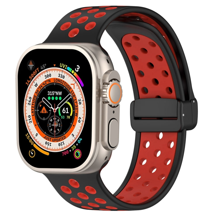 Magnetic Buckle Silicone Watch Band, For Apple Watch Series 9 45mm, For Apple Watch SE 2022 40mm, For Apple Watch Series 9 41mm