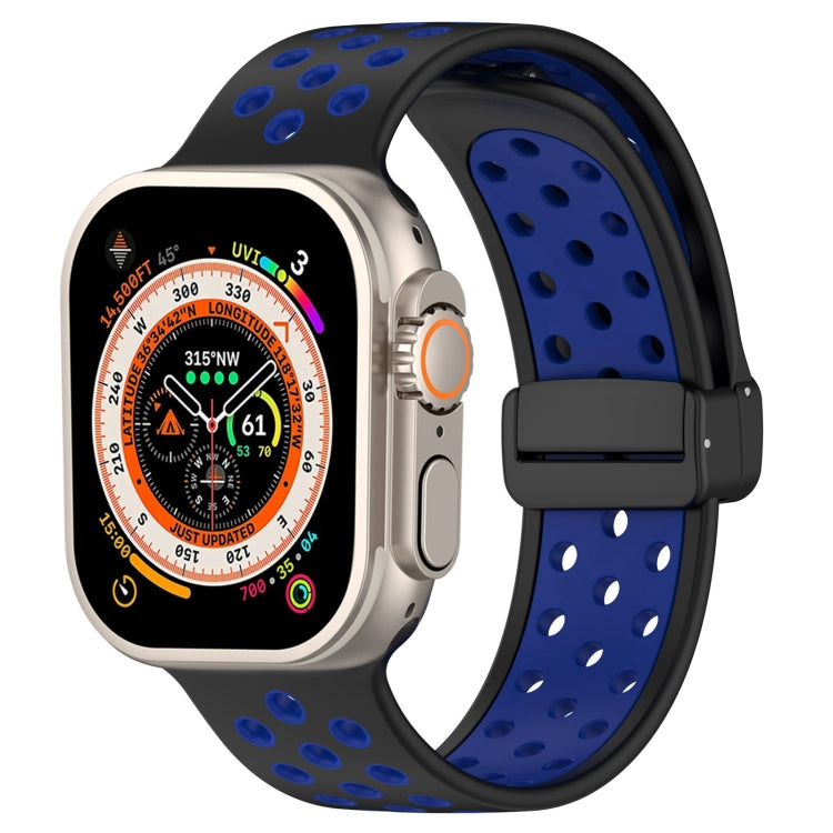 Magnetic Buckle Silicone Watch Band, For Apple Watch Series 9 45mm, For Apple Watch SE 2022 40mm, For Apple Watch Series 9 41mm