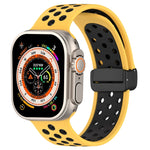 Magnetic Buckle Silicone Watch Band, For Apple Watch Series 9 45mm, For Apple Watch SE 2022 40mm, For Apple Watch Series 9 41mm