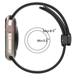 Magnetic Buckle Silicone Watch Band, For Apple Watch Series 9 45mm, For Apple Watch SE 2022 40mm, For Apple Watch Series 9 41mm