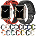 Magnetic Buckle Silicone Watch Band, For Apple Watch Series 9 45mm, For Apple Watch SE 2022 40mm, For Apple Watch Series 9 41mm