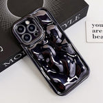 غطاء هاتف TPU بنقشة نيزكية مطلية بالكهرباء، لهواتف iPhone 11 Pro، iPhone X / XS، iPhone XR، iPhone XS Max