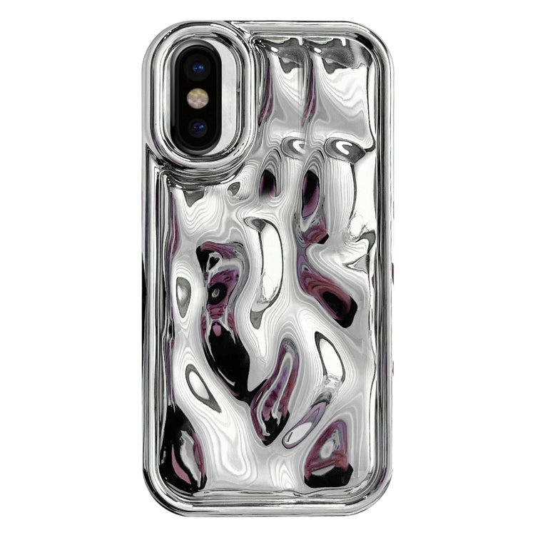 غطاء هاتف TPU بنقشة نيزكية مطلية بالكهرباء، لهواتف iPhone 11 Pro، iPhone X / XS، iPhone XR، iPhone XS Max