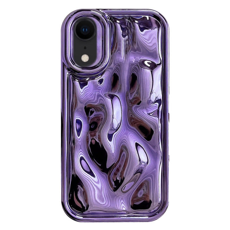 غطاء هاتف TPU بنقشة نيزكية مطلية بالكهرباء، لهواتف iPhone 11 Pro، iPhone X / XS، iPhone XR، iPhone XS Max
