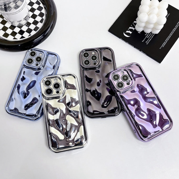 غطاء هاتف TPU بنقشة نيزكية مطلية بالكهرباء، لهواتف iPhone 11 Pro، iPhone X / XS، iPhone XR، iPhone XS Max