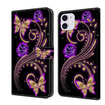 Crystal 3D Shockproof Protective Leather Phone Case, For iPhone 11 Pro Max, For iPhone 11