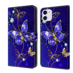 Crystal 3D Shockproof Protective Leather Phone Case, For iPhone 11 Pro Max, For iPhone 11