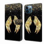 Crystal 3D Shockproof Protective Leather Phone Case, For iPhone 12 Pro Max / 13 Pro Max, For iPhone 13 Pro