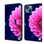 Crystal 3D Shockproof Protective Leather Phone Case, For iPhone 14 Pro Max, For iPhone 15
