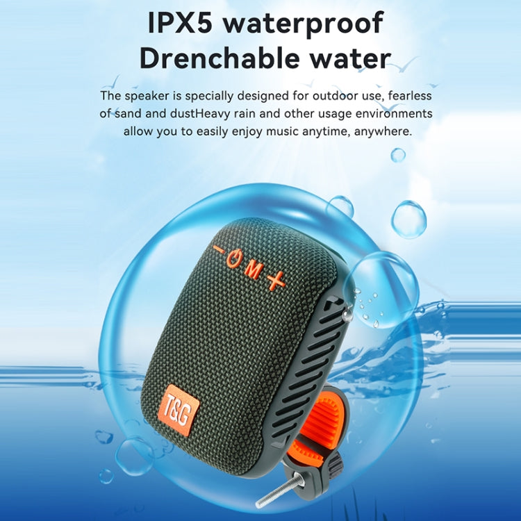 مكبر صوت بلوتوث TWS مقاوم للماء IPX5 للدراجات الخارجية T&G TG-392