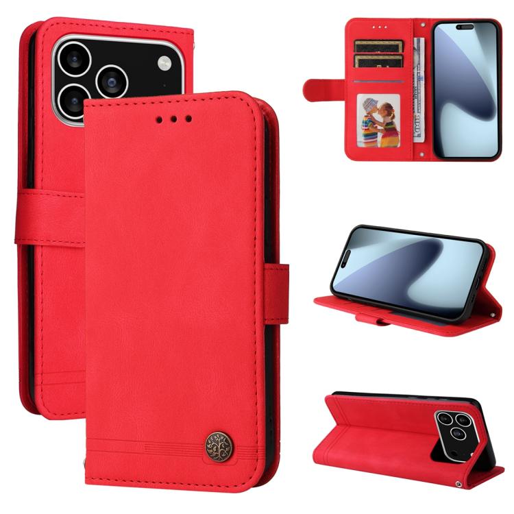 غطاء هاتف من جلد شجرة الحياة بملمس يشبه الجلد، لهواتف iPhone 17e / 16e، iPhone 17 Pro Max، iPhone 17 Pro، iPhone 17، iPhone Air، iPhone 16 Pro Max، iPhone 16 Pro، iPhone 16 Plus، iPhone 16