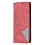 Rhombus Texture Magnetic Leather Phone Case, For iPhone 17 Pro Max, For iPhone 17 Pro, For iPhone 17, For iPhone Air, For iPhone 16 Pro Max, For iPhone 16 Pro, For iPhone 16 Plus, For iPhone 16