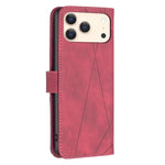 غطاء هاتف من الجلد بنقشة الماس مع إبزيم مغناطيسي، لهواتف iPhone 17 Pro Max، iPhone 17 Pro، iPhone 17، iPhone Air، iPhone 16 Pro Max، iPhone 16 Pro، iPhone 16 Plus، iPhone 16
