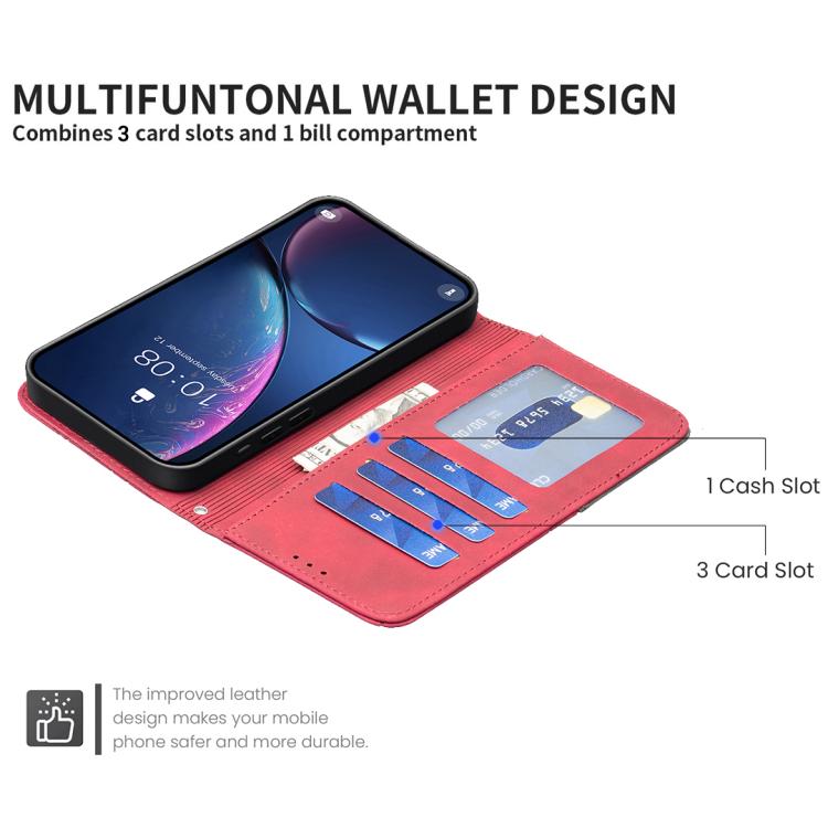 غطاء هاتف من الجلد بنقشة الماس مع إبزيم مغناطيسي، لهواتف iPhone 17 Pro Max، iPhone 17 Pro، iPhone 17، iPhone Air، iPhone 16 Pro Max، iPhone 16 Pro، iPhone 16 Plus، iPhone 16