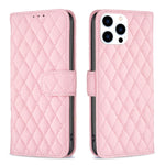 غطاء هاتف محفظة قابلة للطي من الجلد بنقشة شبكة الماس، لهواتف iPhone 17e / 16e، iPhone 17 Pro Max، iPhone 17 Pro، iPhone 17، iPhone Air، iPhone 16 Pro Max، iPhone 16 Pro، iPhone 16 Plus