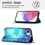 غطاء هاتف من الجلد بطلاء ثلاثي الأبعاد وقلب أفقي، لهواتف iPhone 17e / 16e، iPhone 17 Pro Max، iPhone 17 Pro، iPhone 17، iPhone Air، iPhone 16 Pro Max