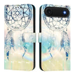 غطاء هاتف من الجلد بطلاء ثلاثي الأبعاد وقلب أفقي، لهواتف iPhone 17e / 16e، iPhone 17 Pro Max، iPhone 17 Pro، iPhone 17، iPhone Air، iPhone 16 Pro Max