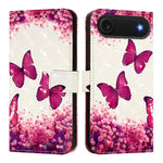 غطاء هاتف من الجلد بطلاء ثلاثي الأبعاد وقلب أفقي، لهواتف iPhone 17e / 16e، iPhone 17 Pro Max، iPhone 17 Pro، iPhone 17، iPhone Air، iPhone 16 Pro Max