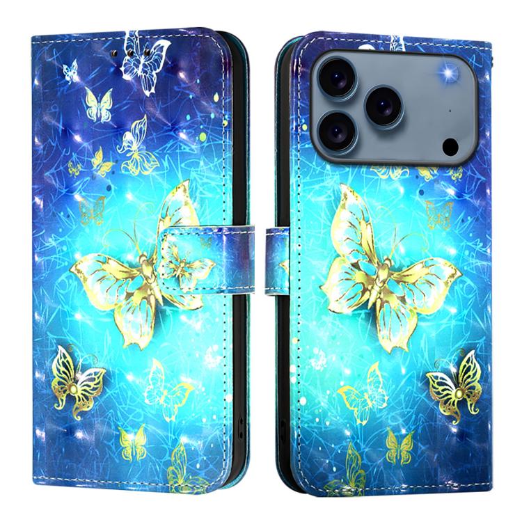 غطاء هاتف من الجلد بطلاء ثلاثي الأبعاد وقلب أفقي، لهواتف iPhone 17e / 16e، iPhone 17 Pro Max، iPhone 17 Pro، iPhone 17، iPhone Air، iPhone 16 Pro Max