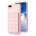 Grid Card Slot Holder Phone Case, For iPhone XS Max, For iPhone 8 Plus / 7 Plus