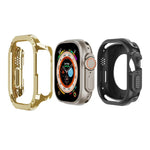 غطاء ساعة هجين من TPU وPC 2 في 1، لساعات Apple Watch السلسلة 6 / 5 / 4 / SE 44مم، لساعات Apple Watch السلسلة 6 / 5 / 4 / SE 40مم، لساعات Apple Watch Ultra 3 / 2 / 1 49مم، لساعات Apple Watch السلسلة 9 / 8 / 7 45مم، لساعات Apple Watch السلسلة 9 / 8 / 7 41مم