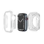 غطاء ساعة هجين من TPU وPC 2 في 1، لساعات Apple Watch السلسلة 6 / 5 / 4 / SE 44مم، لساعات Apple Watch السلسلة 6 / 5 / 4 / SE 40مم، لساعات Apple Watch Ultra 3 / 2 / 1 49مم، لساعات Apple Watch السلسلة 9 / 8 / 7 45مم، لساعات Apple Watch السلسلة 9 / 8 / 7 41مم