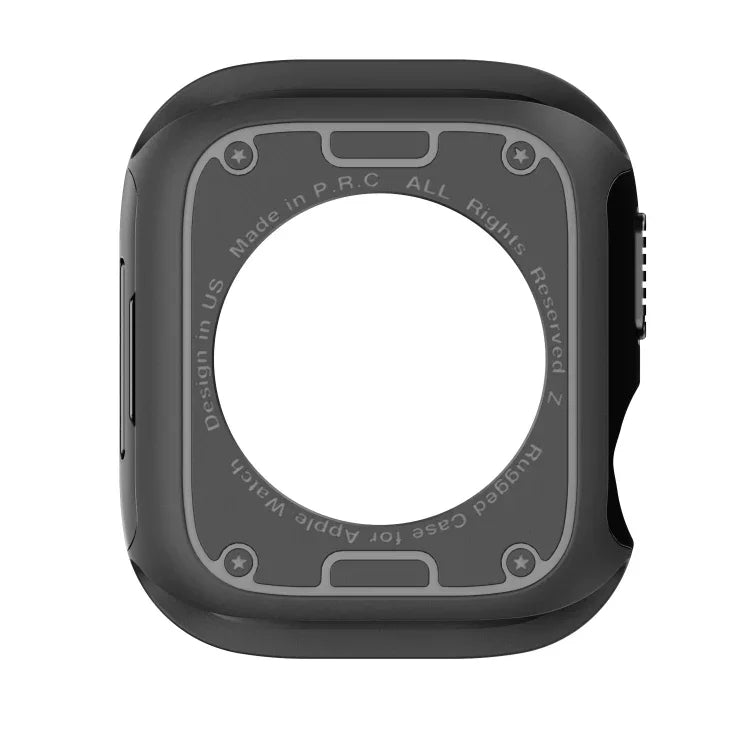 غطاء ساعة هجين من TPU وPC 2 في 1، لساعات Apple Watch السلسلة 6 / 5 / 4 / SE 44مم، لساعات Apple Watch السلسلة 6 / 5 / 4 / SE 40مم، لساعات Apple Watch Ultra 3 / 2 / 1 49مم، لساعات Apple Watch السلسلة 9 / 8 / 7 45مم، لساعات Apple Watch السلسلة 9 / 8 / 7 41مم