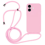 غطاء من السيليكون السائل بحزام عبر الجسم، لهواتف iPhone 17 Pro Max، iPhone 17 Pro، iPhone 17، iPhone Air