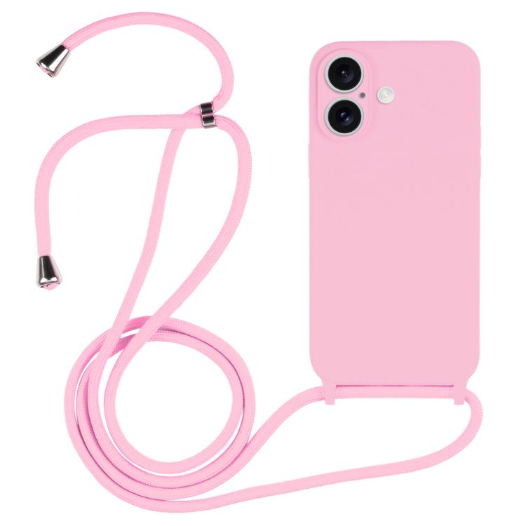 غطاء من السيليكون السائل بحزام عبر الجسم، لهواتف iPhone 17 Pro Max، iPhone 17 Pro، iPhone 17، iPhone Air