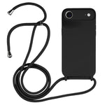 غطاء من السيليكون السائل بحزام عبر الجسم، لهواتف iPhone 17 Pro Max، iPhone 17 Pro، iPhone 17، iPhone Air