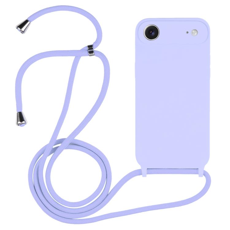 غطاء من السيليكون السائل بحزام عبر الجسم، لهواتف iPhone 17 Pro Max، iPhone 17 Pro، iPhone 17، iPhone Air