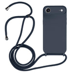 غطاء من السيليكون السائل بحزام عبر الجسم، لهواتف iPhone 17 Pro Max، iPhone 17 Pro، iPhone 17، iPhone Air