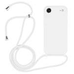 غطاء من السيليكون السائل بحزام عبر الجسم، لهواتف iPhone 17 Pro Max، iPhone 17 Pro، iPhone 17، iPhone Air