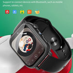 ساعة ذكية UNIWA X1S بمقاس 1.9 بوصة مقاومة للماء IP67، 4G أندرويد 8.1، بكاميرتين، تدعم قياس درجة الحرارة، 1G+8G، 2G+16G