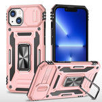 غطاء هاتف بدرع كاميرا من PC + TPU، لهواتف iPhone 16 Pro، iPhone 16 Plus، iPhone 16، iPhone 15 Pro Max، iPhone 15 Pro، iPhone 15 Plus