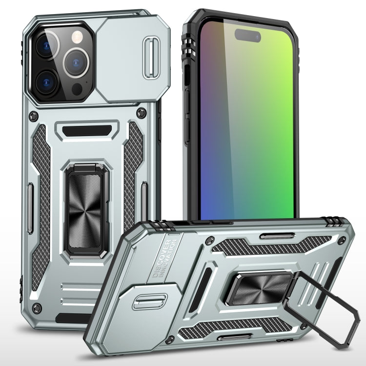 غطاء هاتف بدرع كاميرا من PC + TPU، لهواتف iPhone 17e / 16e، iPhone 17 Pro Max، iPhone 17 Pro، iPhone 17، iPhone Air، iPhone 16 Pro Max