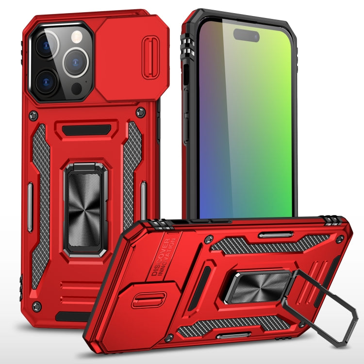 غطاء هاتف بدرع كاميرا من PC + TPU، لهواتف iPhone 16 Pro، iPhone 16 Plus، iPhone 16، iPhone 15 Pro Max، iPhone 15 Pro، iPhone 15 Plus