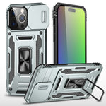 غطاء هاتف بدرع كاميرا من PC + TPU، لهواتف iPhone 16 Pro، iPhone 16 Plus، iPhone 16، iPhone 15 Pro Max، iPhone 15 Pro، iPhone 15 Plus