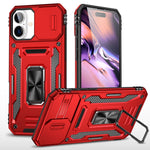 غطاء هاتف بدرع كاميرا من PC + TPU، لهواتف iPhone 16 Pro، iPhone 16 Plus، iPhone 16، iPhone 15 Pro Max، iPhone 15 Pro، iPhone 15 Plus