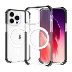 غطاء هاتف أكريليك مقاوم للصدمات مع مغناطيس Magsafe، لهواتف iPhone 16 Pro Max، iPhone 16 Pro، iPhone 16 Plus، iPhone 16، iPhone 15 Pro Max