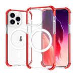 غطاء هاتف أكريليك مقاوم للصدمات مع مغناطيس Magsafe، لهواتف iPhone 16 Pro Max، iPhone 16 Pro، iPhone 16 Plus، iPhone 16، iPhone 15 Pro Max