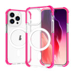 غطاء هاتف أكريليك مقاوم للصدمات مع مغناطيس Magsafe، لهواتف iPhone 16 Pro Max، iPhone 16 Pro، iPhone 16 Plus، iPhone 16، iPhone 15 Pro Max
