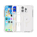 غطاء هاتف أكريليك مقاوم للصدمات مع مغناطيس Magsafe، لهواتف iPhone 16 Pro Max، iPhone 16 Pro، iPhone 16 Plus، iPhone 16، iPhone 15 Pro Max